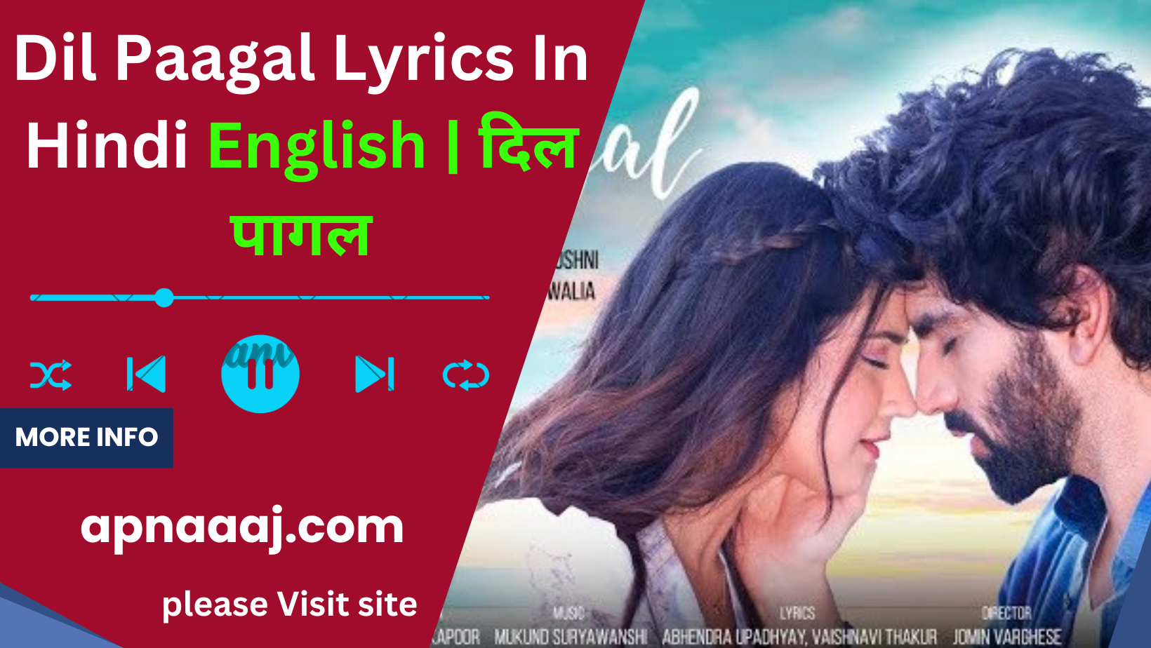 Dil Paagal Lyrics In Hindi English