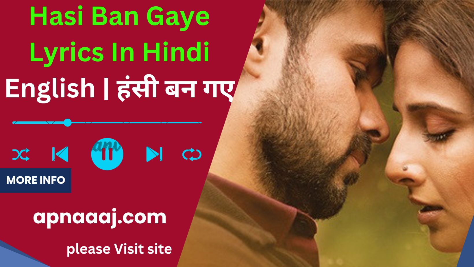 Hasi Ban Gaye Lyrics In Hindi English